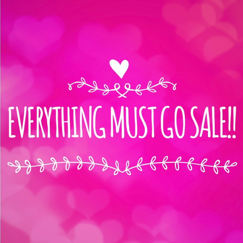 Everything Must Go Sale - reasonable offers welcome!